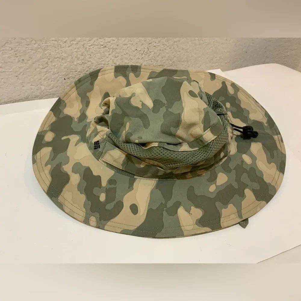 Columbia Camo Camouflage Hat green tan One Size Adult Unisex
